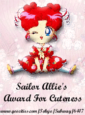 Sailor Allie's Award for Cuteness
