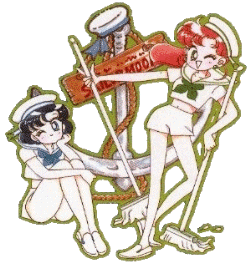 Sailor Ami and Sailor Lita