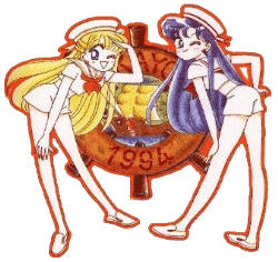 Sailor Mina and Sailor Rei